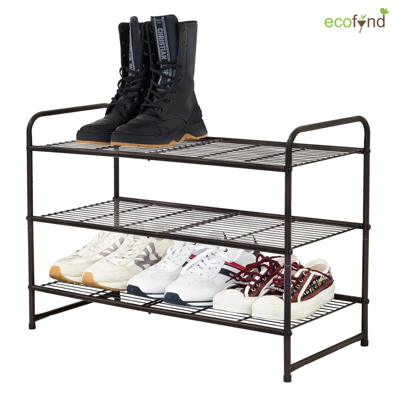 3-Layer Metal Shoe Rack