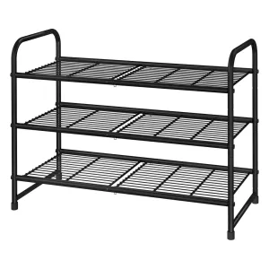 3-Layer Metal Shoe Rack
