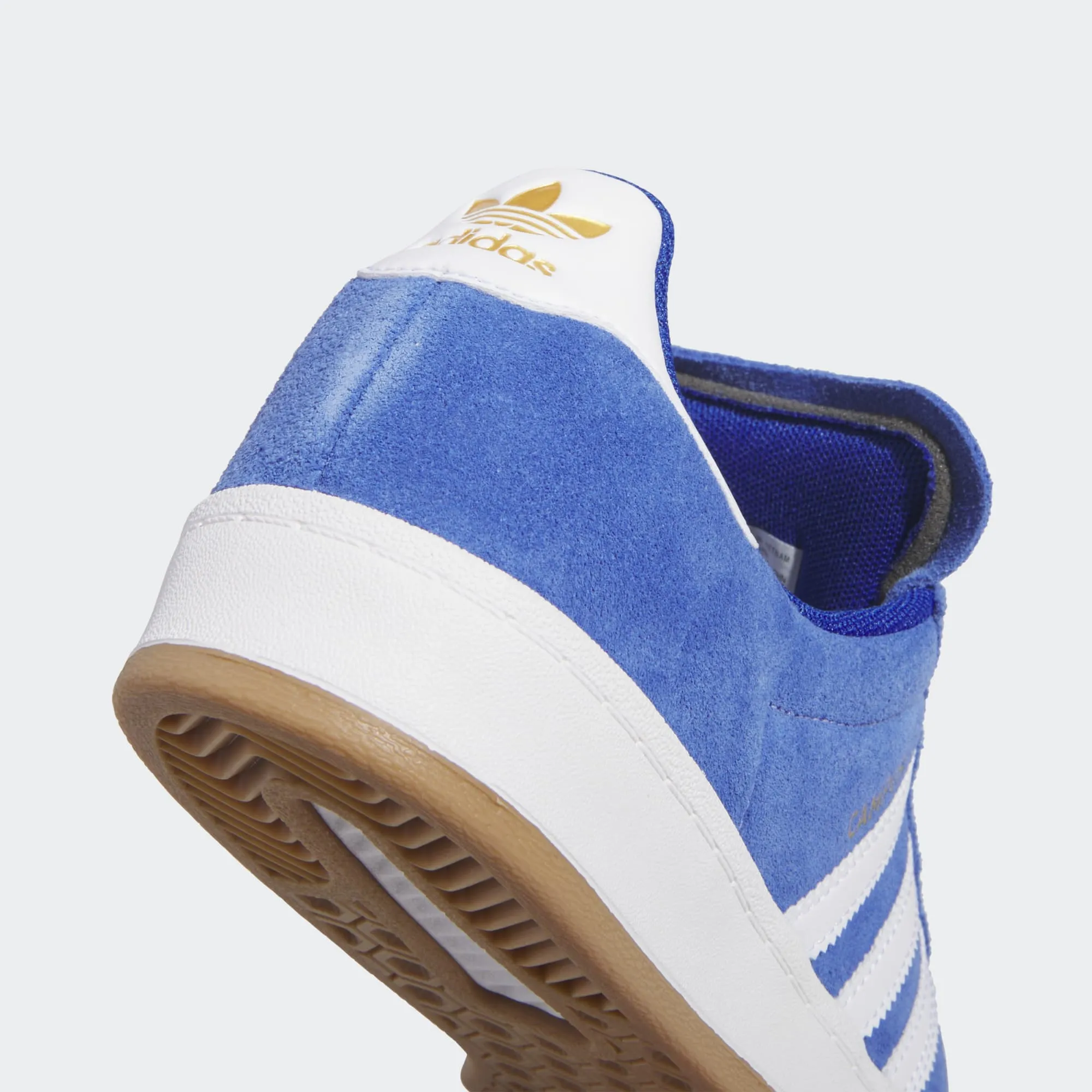 Adidas Campus ADV Skateboard Shoe - Royal Blue/White/Gold Metallic