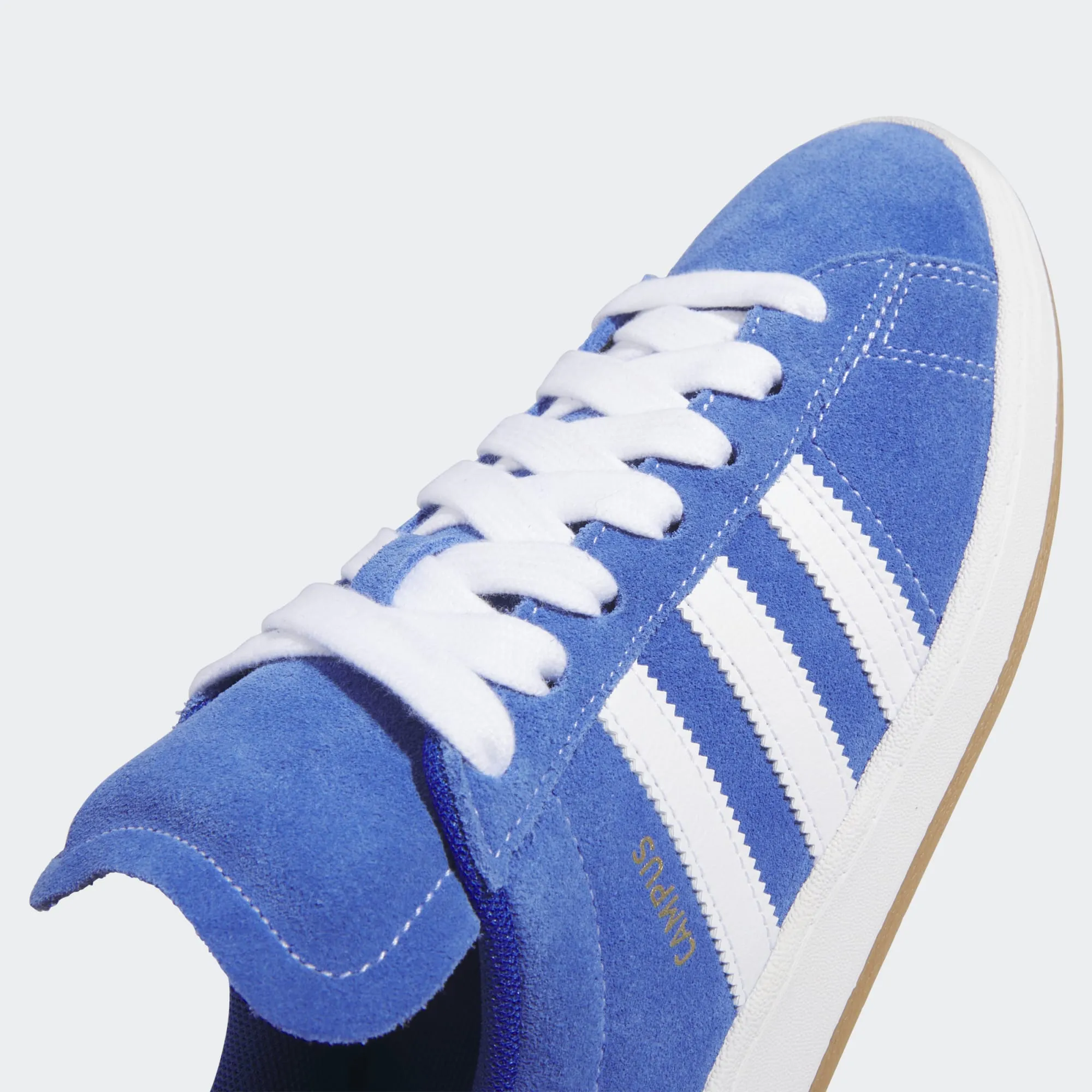 Adidas Campus ADV Skateboard Shoe - Royal Blue/White/Gold Metallic