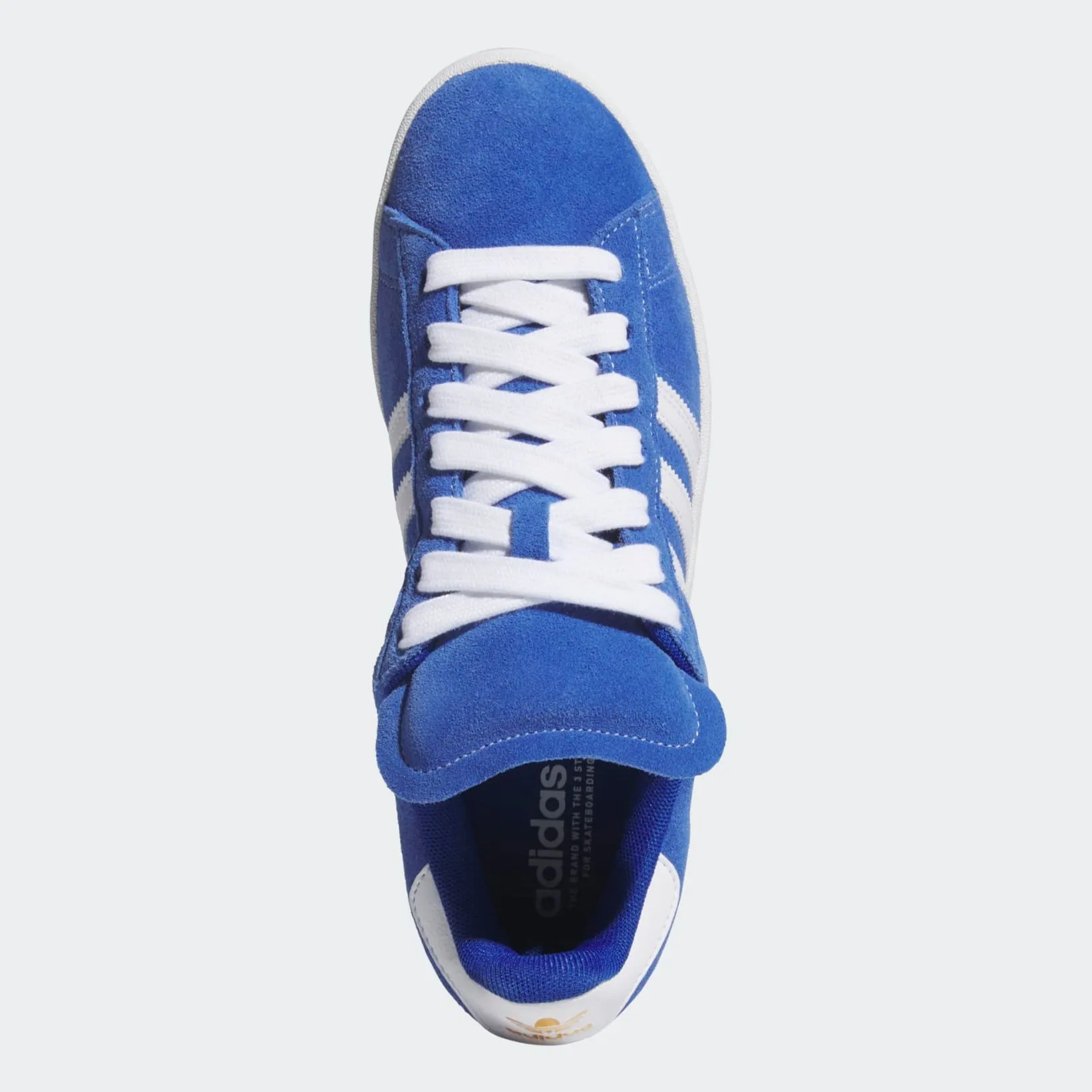 Adidas Campus ADV Skateboard Shoe - Royal Blue/White/Gold Metallic