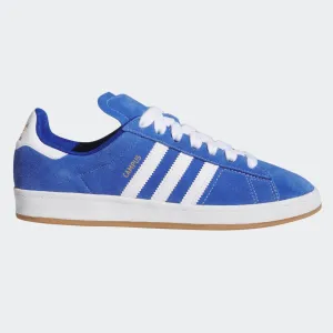 Adidas Campus ADV Skateboard Shoe - Royal Blue/White/Gold Metallic