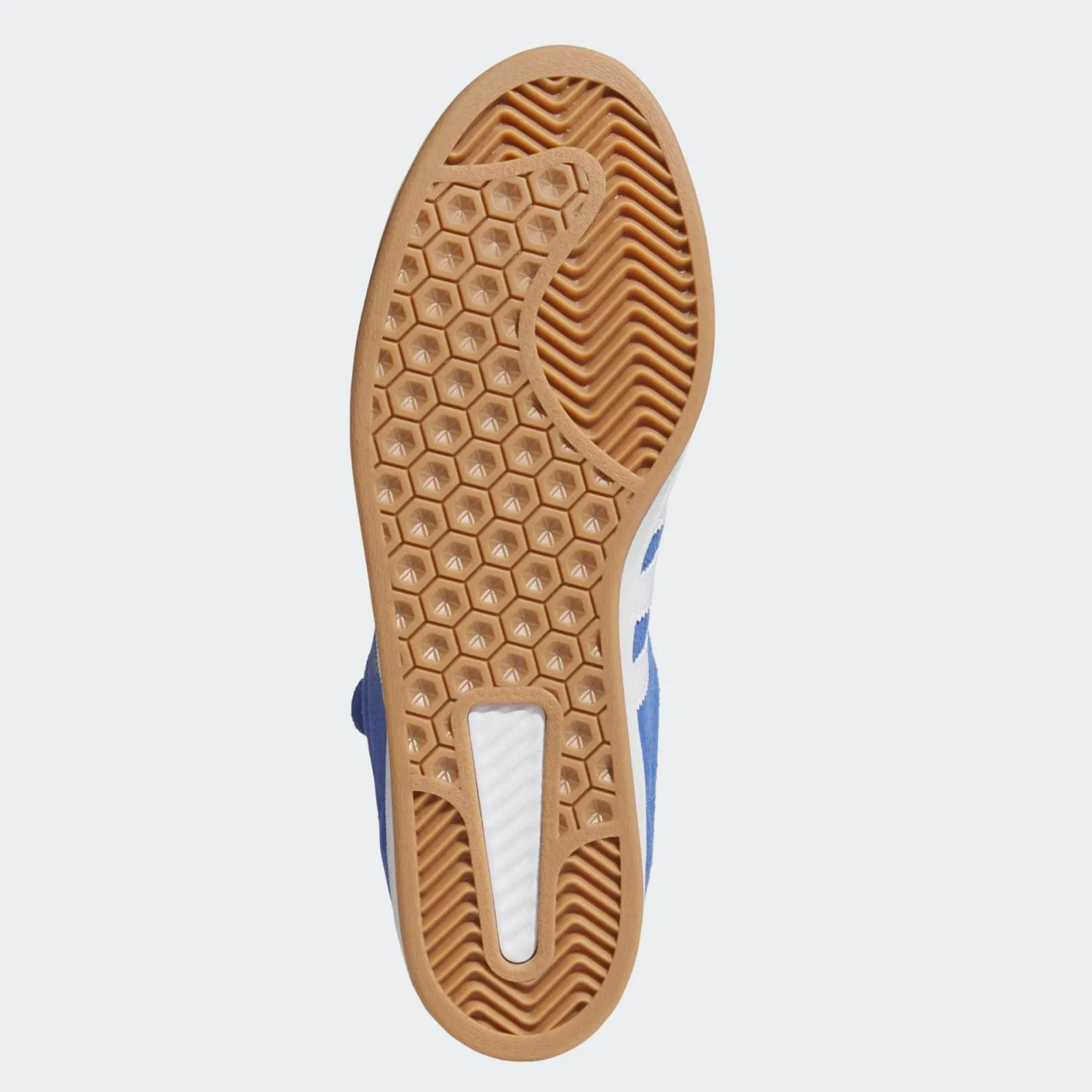 Adidas Campus ADV Skateboard Shoe - Royal Blue/White/Gold Metallic