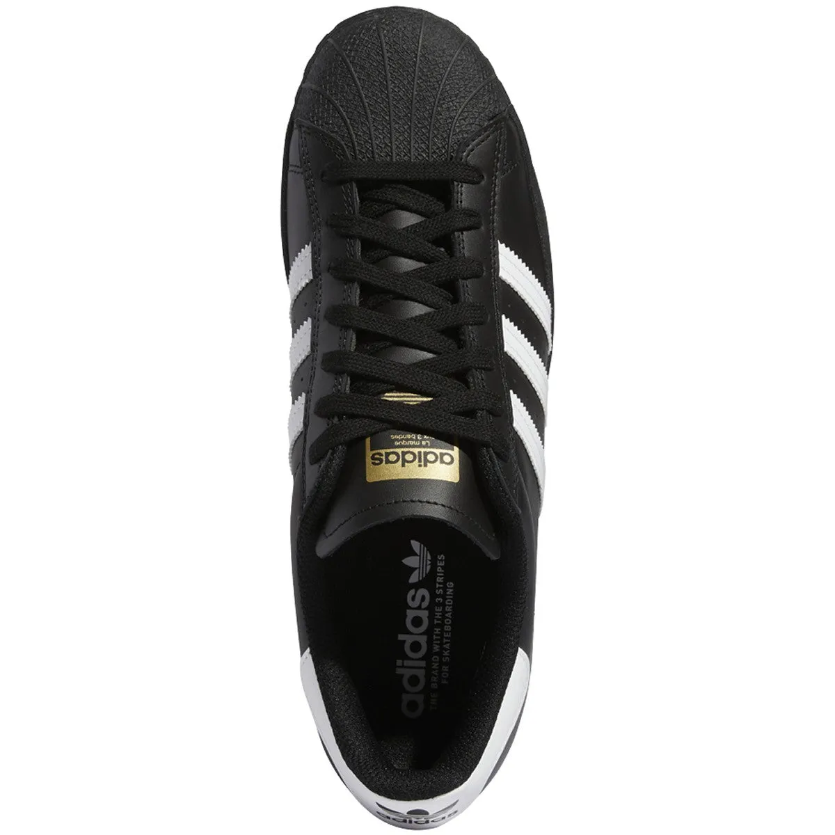 Adidas Superstar ADV Skateboard Shoe - Core Black/White/White