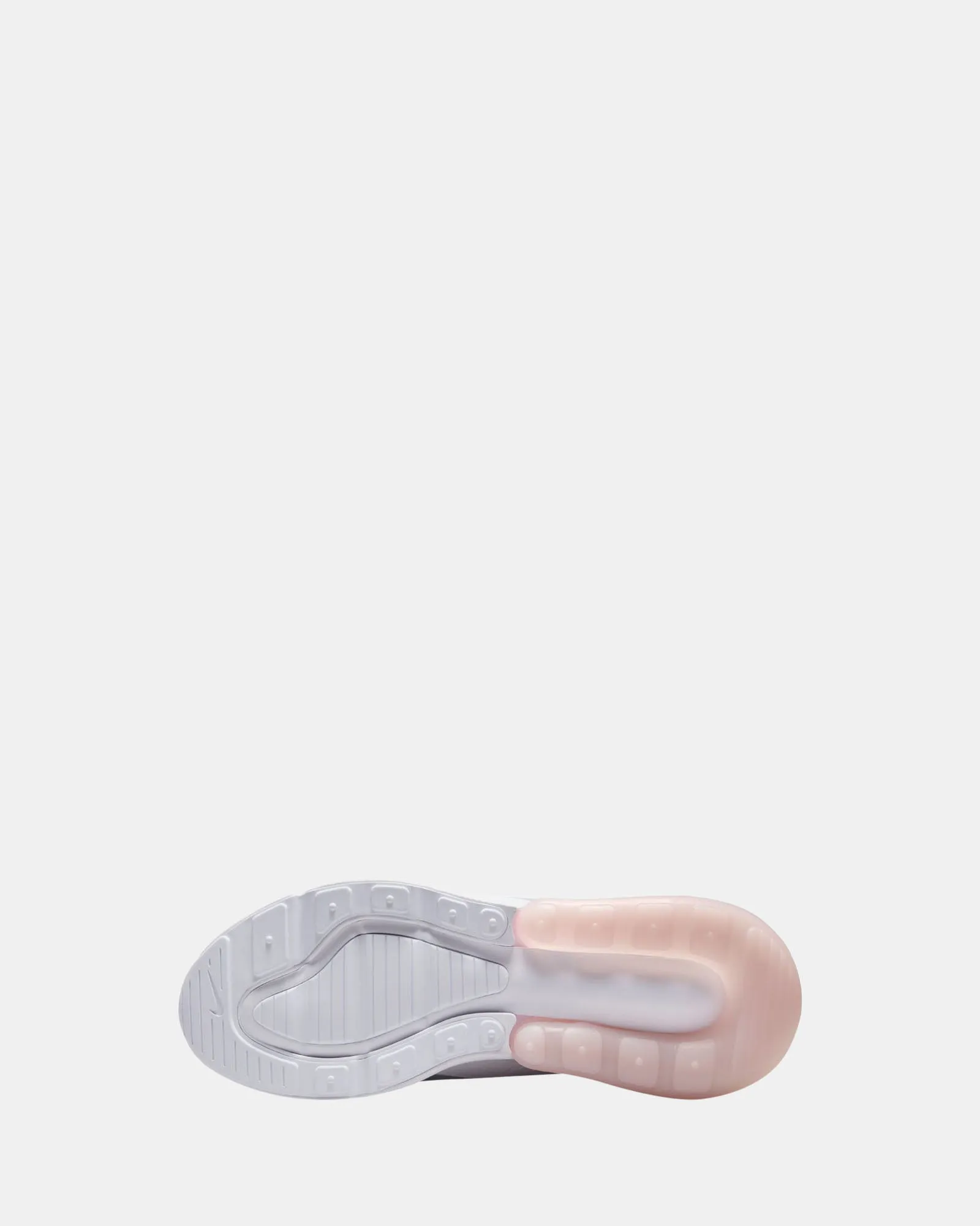 Air Max 270 Grade School White/Pink Foam/Smoke Grey