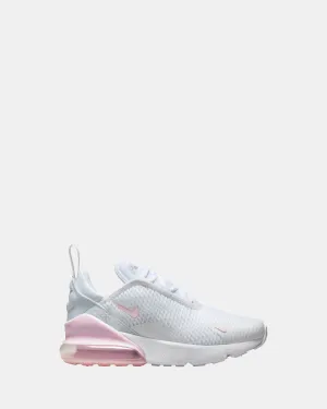 Air Max 270 Pre-School White/Pink Foam/Smoke Grey