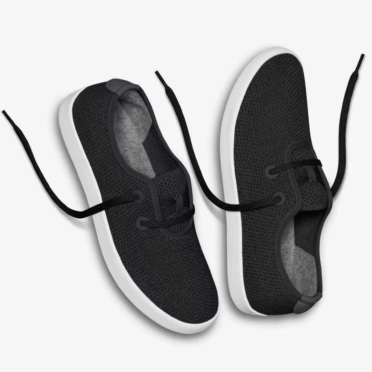 Allbirds Tree Skippers - LIMITED EDITION:  Jet Black (White Sole) EX
