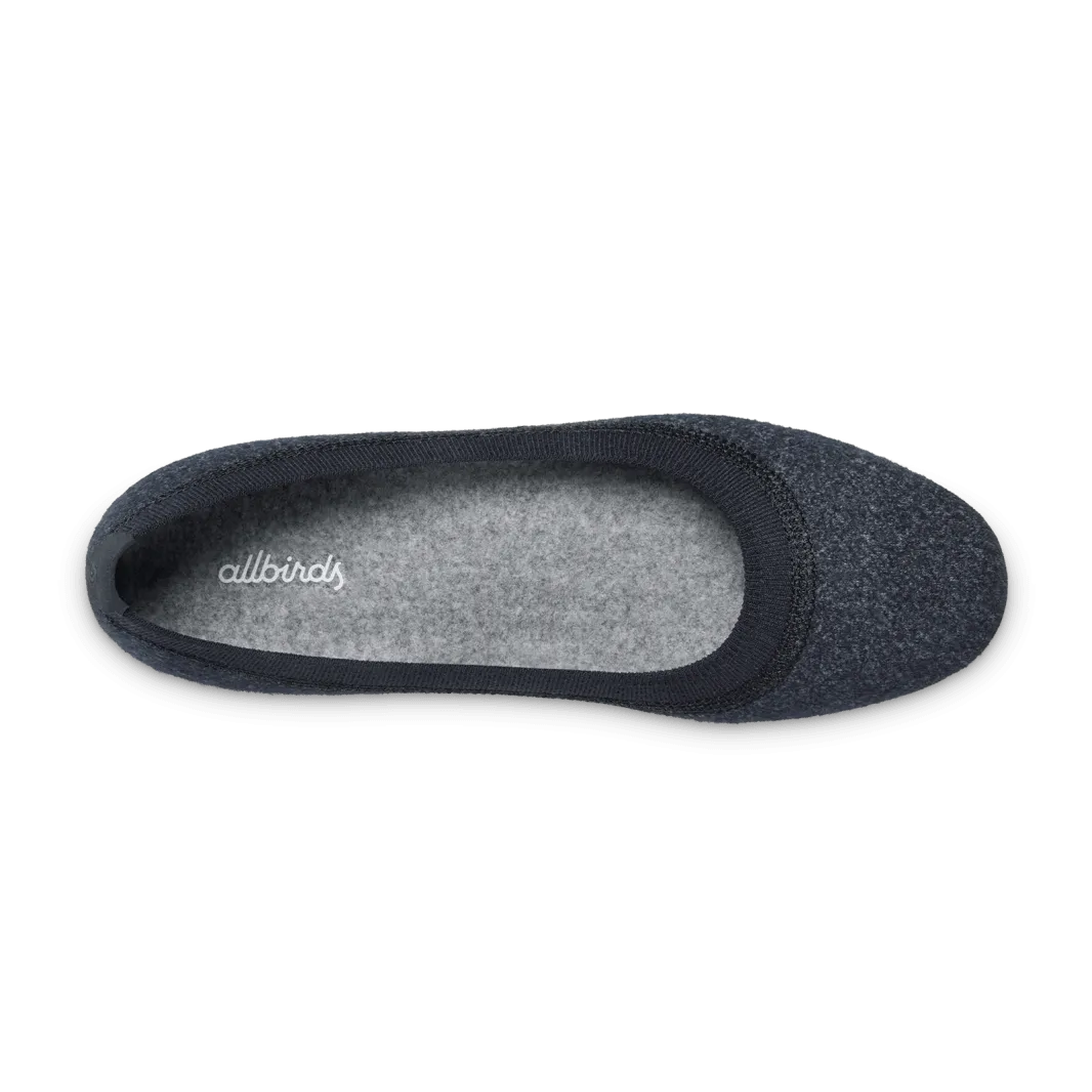 Allbirds Women's wool Breezers - LIMITED EDITION:  Natural Black (Natural Black Sole)