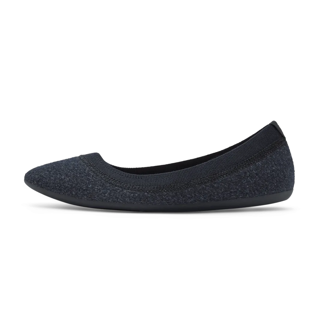 Allbirds Women's wool Breezers - LIMITED EDITION:  Natural Black (Natural Black Sole)