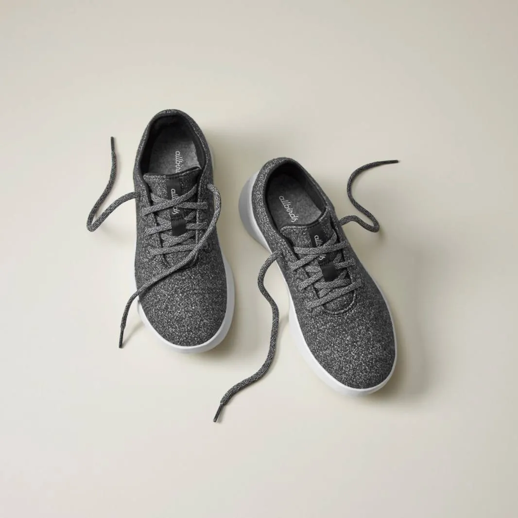 Allbirds Wool Runners Go - Dark Grey (Light Grey Sole)