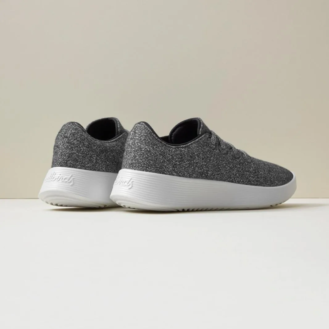 Allbirds Wool Runners Go - Dark Grey (Light Grey Sole)