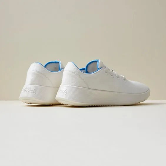 Allbirds Wool Runners Go - Natural White/NZ Blue (Natural White Sole)