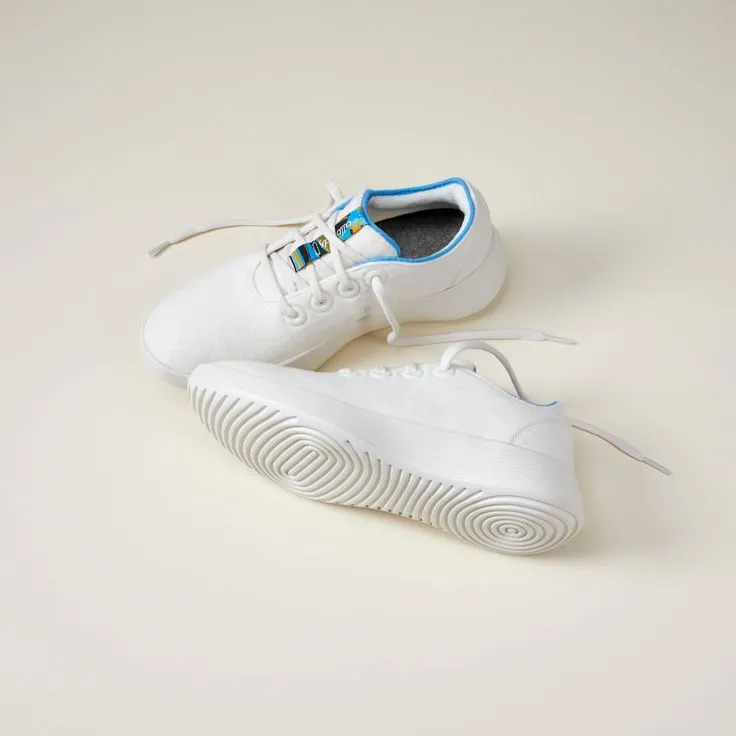 Allbirds Wool Runners Go - Natural White/NZ Blue (Natural White Sole)