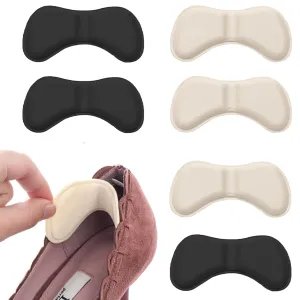 ALLY-MAGIC Heel Cushion Inserts 4 Pairs Heel Grips Shoe Pads Self-Adhesive Heel Cushion Anti-Slip Foot Shoe Insoles Stickers for Women and Men Y4-YBHGT