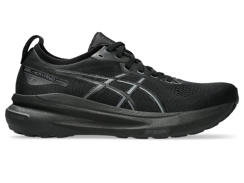 Asics Men's GEL-KAYANO 31 Running Shoes in Black/Black