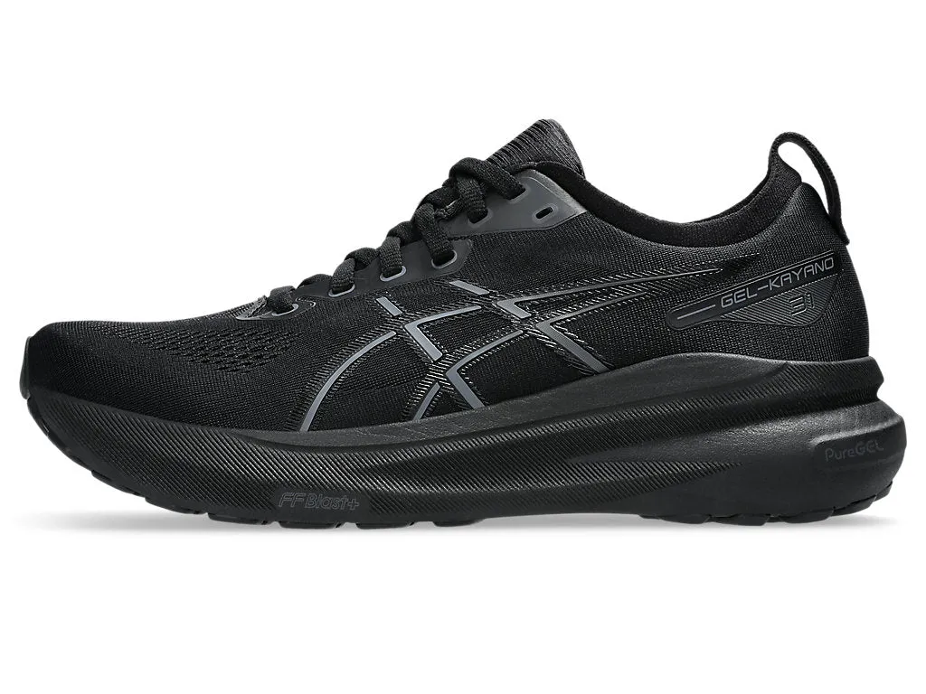 Asics Men's GEL-KAYANO 31 Running Shoes in Black/Black