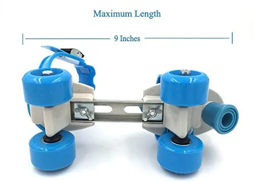 Authfort Kid's Children's Adjustable Speed Quad Roller Skates Shoes