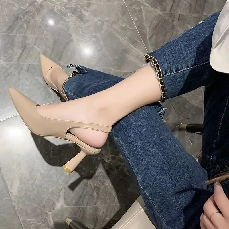 Aveline - Chic Tweed High Heels for Women