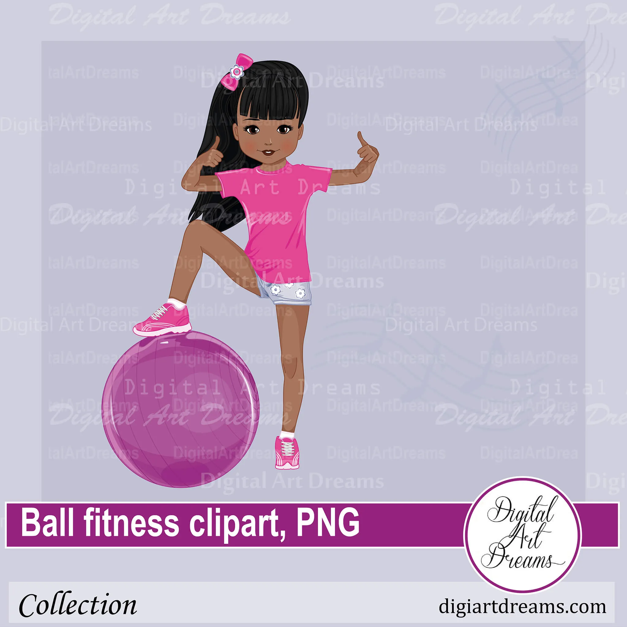 Ball Fitness Clipart