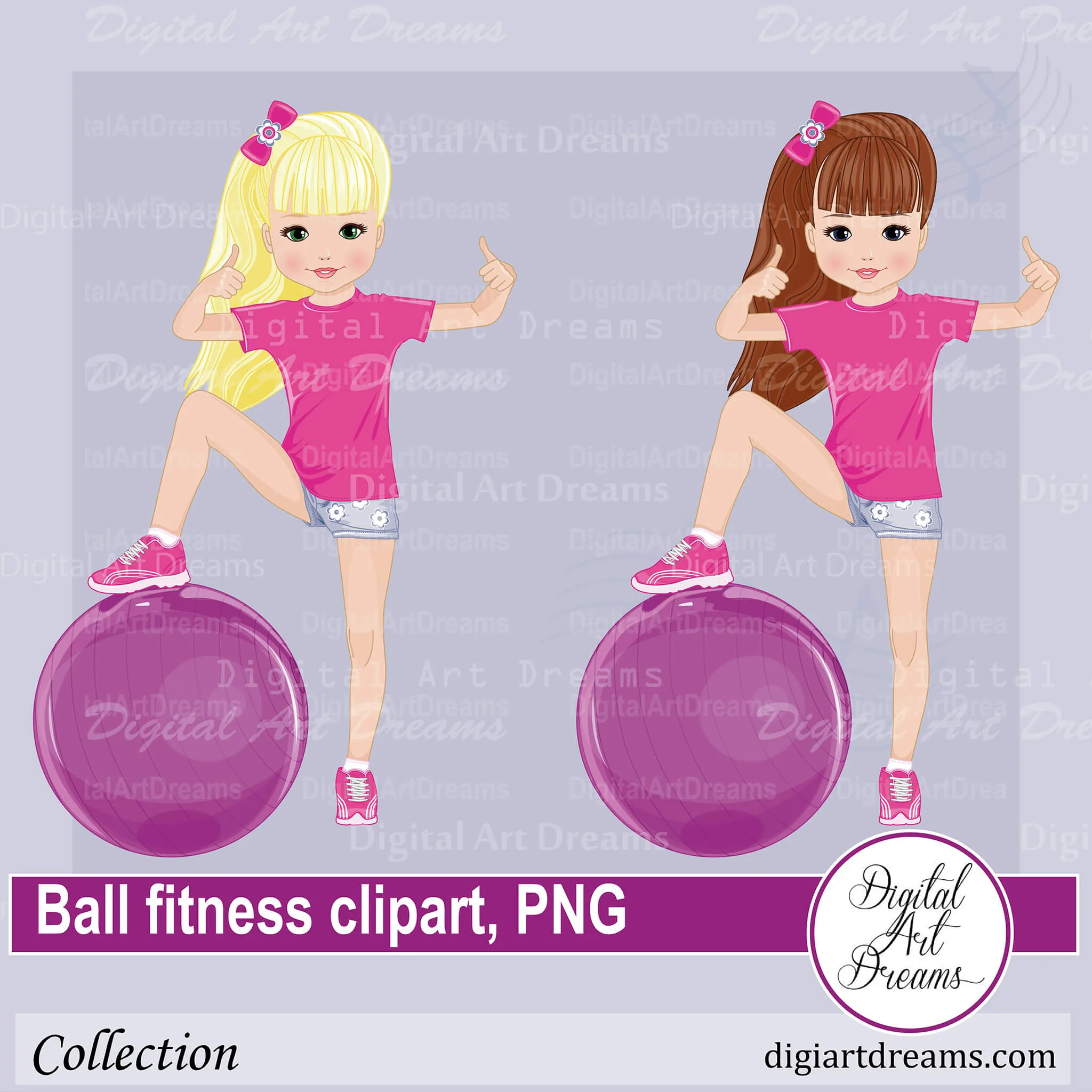 Ball Fitness Clipart