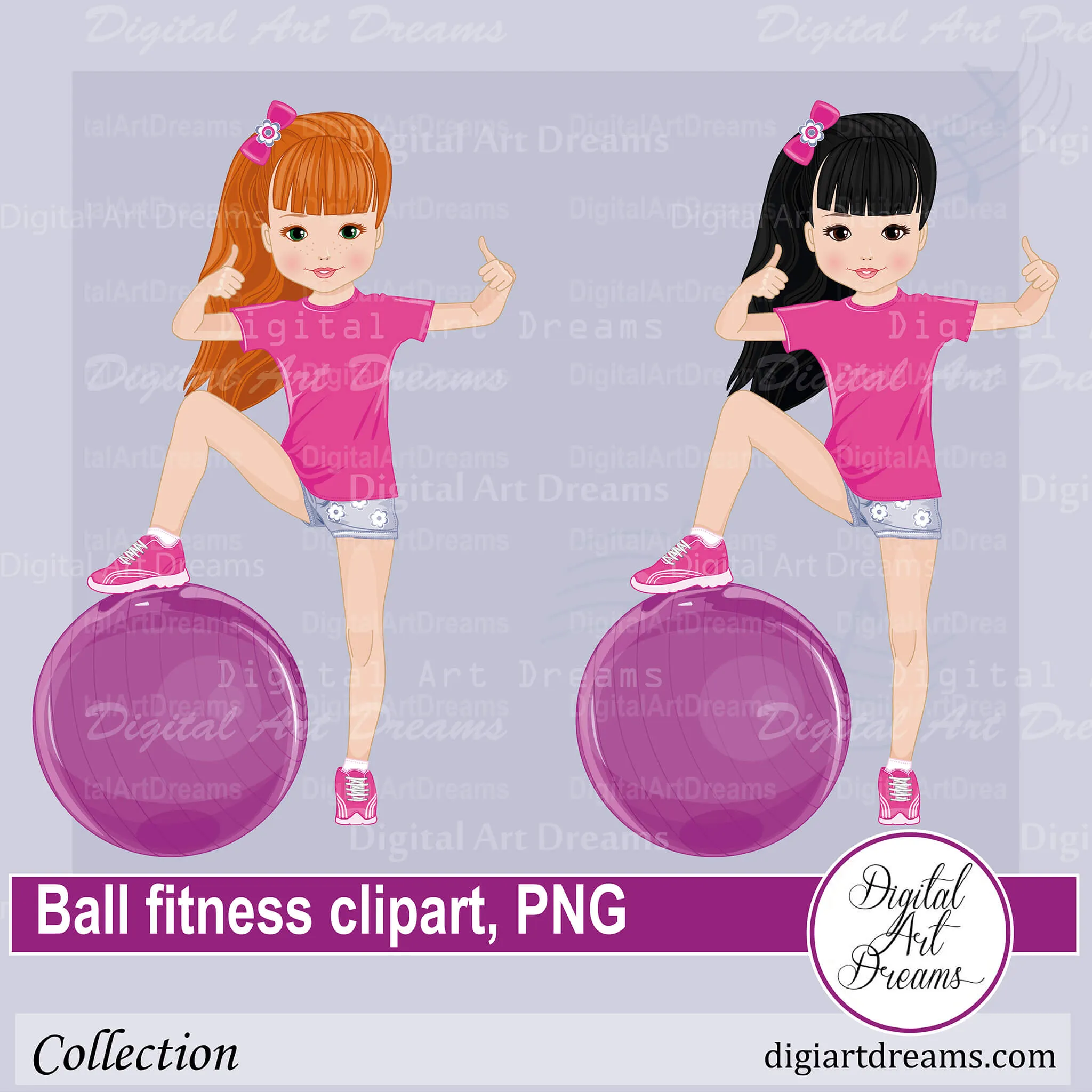 Ball Fitness Clipart