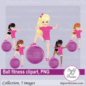 Ball Fitness Clipart