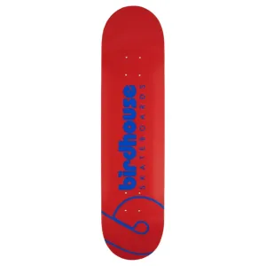 Birdhouse Logo Deck Team Logo Red 7.75