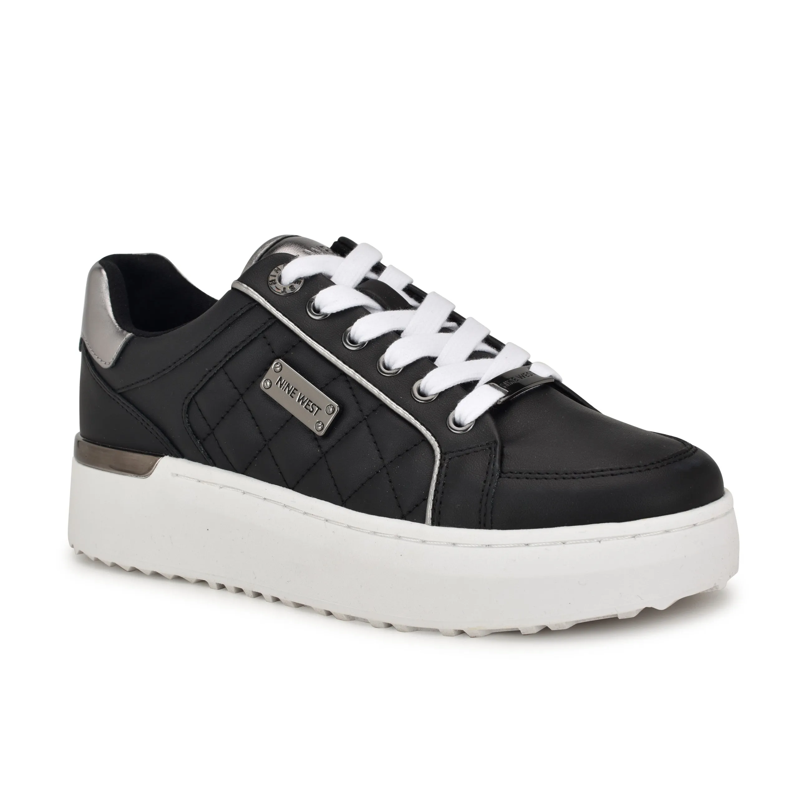 Cafee Lace-Up Platform Sneakers