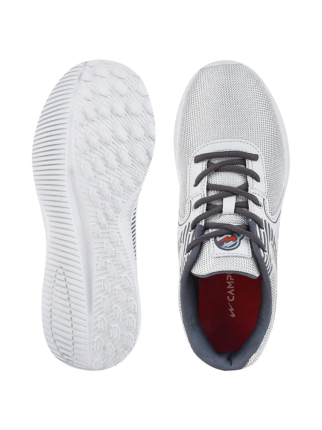 CAMP THIAGO Grey Men's Running Shoes