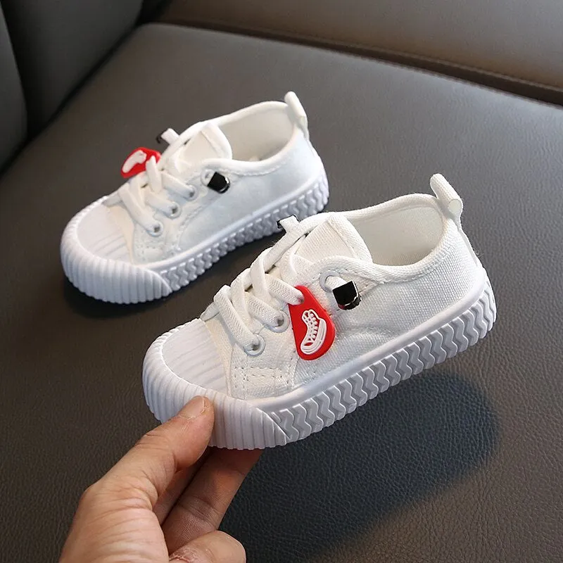 Candy Color Sneakers Boys Girls Breathable Travel Flat Canvas