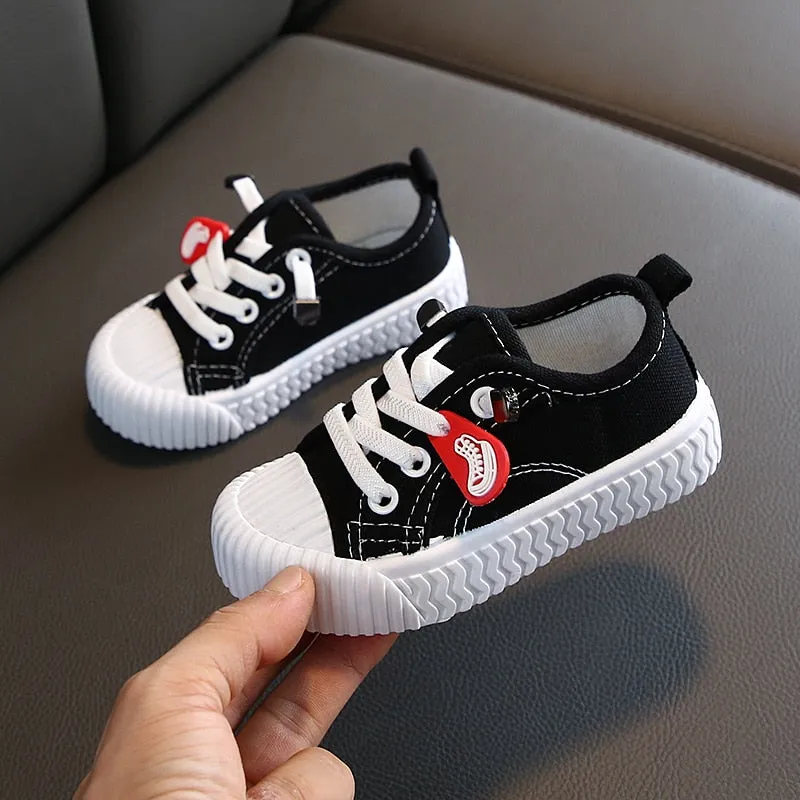 Candy Color Sneakers Boys Girls Breathable Travel Flat Canvas