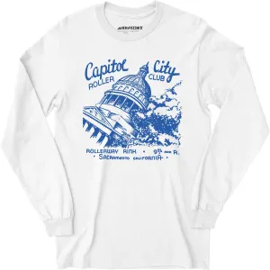 Capitol City Roller Club - Sacramento, CA - Vintage Roller Rink - Long Sleeve T-Shirt