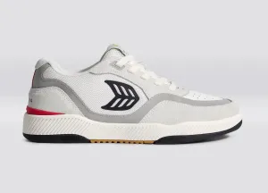 Cariuma Mens UBA Pro Smoke White Suede Sneaker