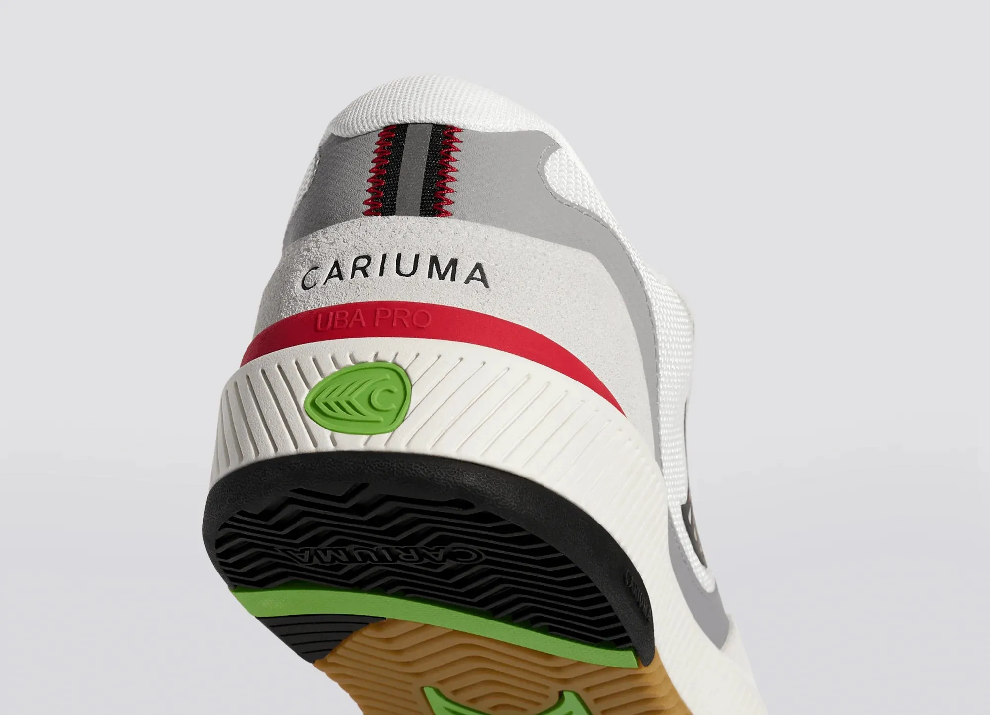 Cariuma Mens UBA Pro Smoke White Suede Sneaker