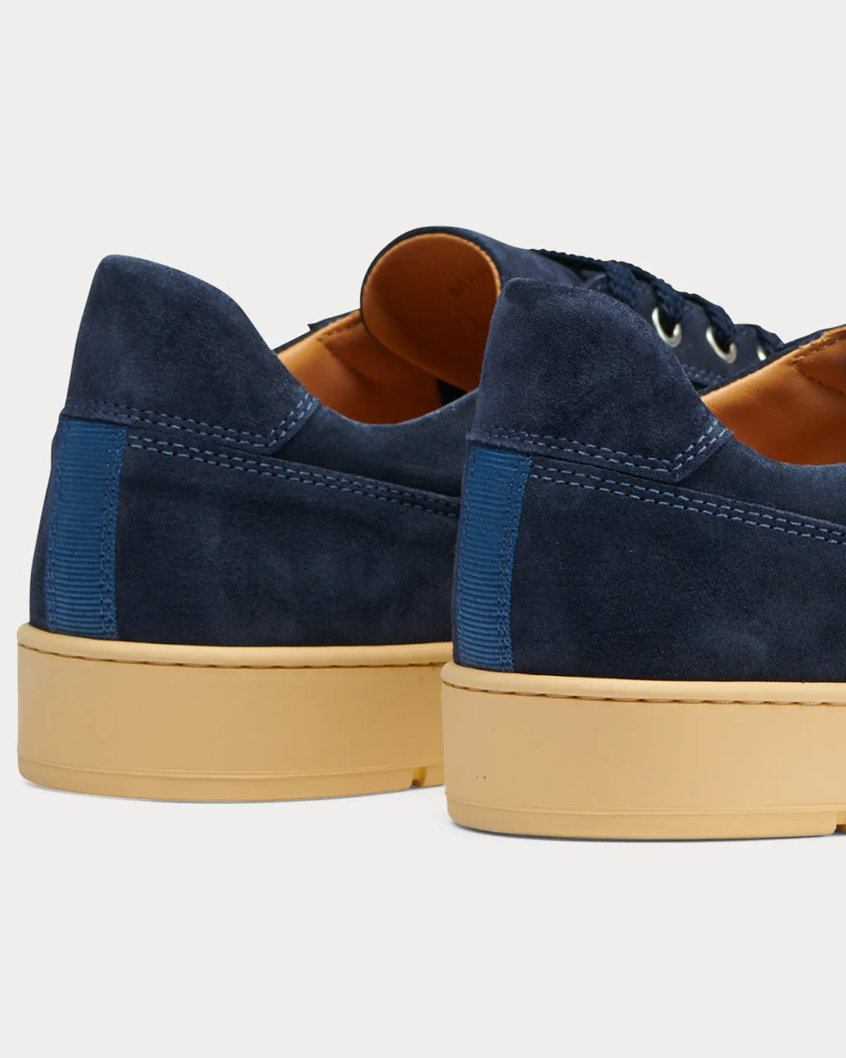 Center Washed Navy Low Top Sneakers