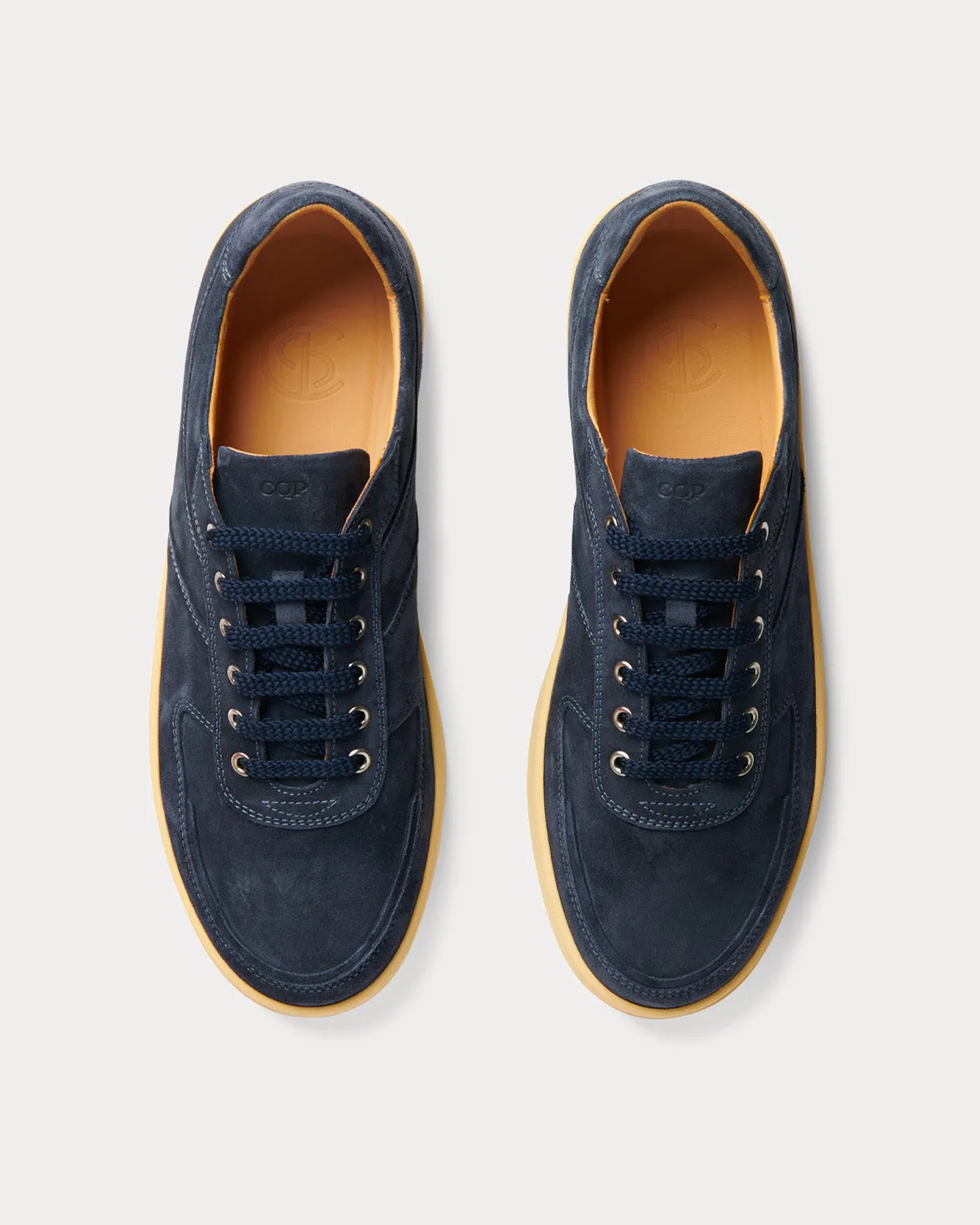 Center Washed Navy Low Top Sneakers