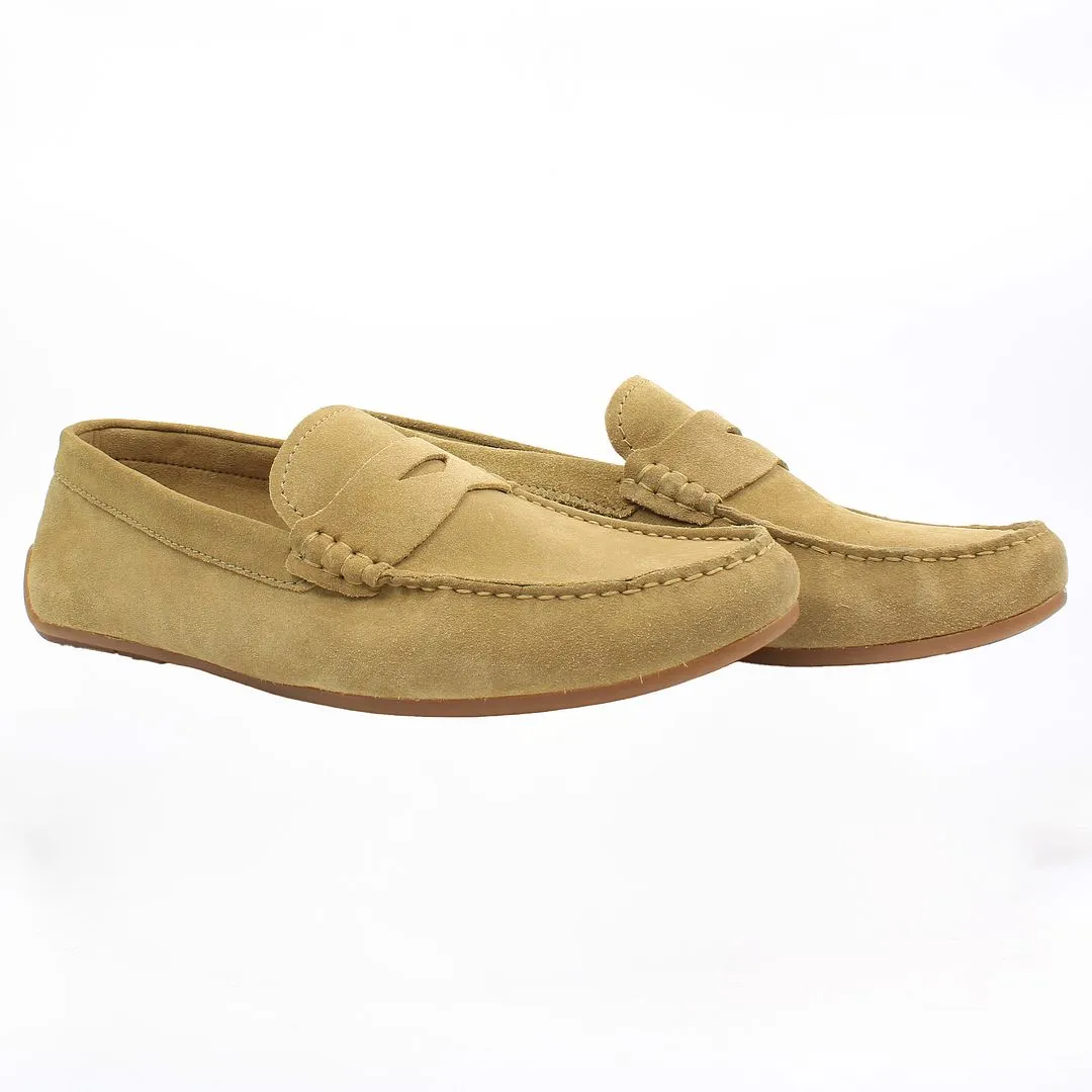 Clarks Reazor Penny Mens Brown Shoes NO BOX