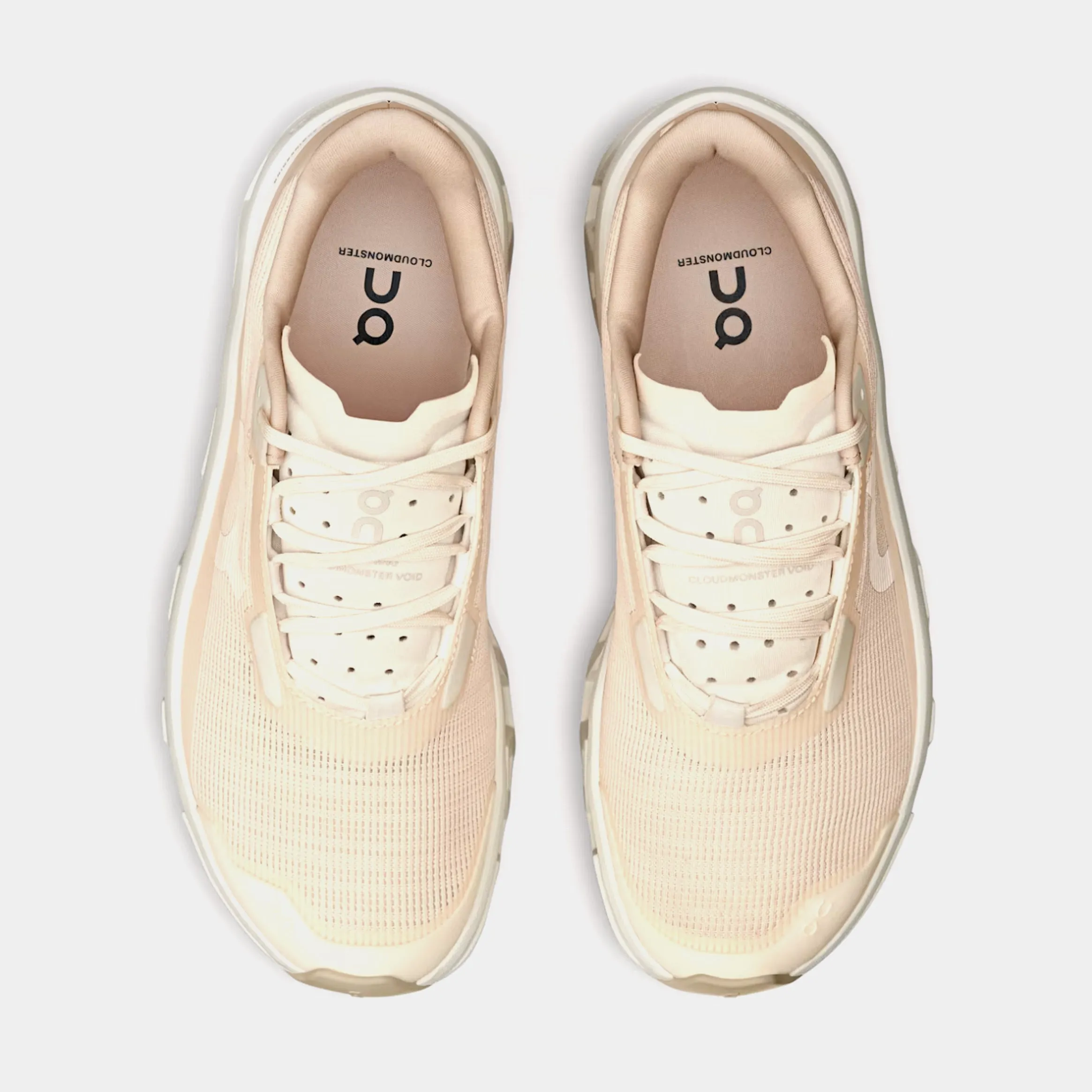 Cloudmonster Void Womens Running Shoes (Beige/White)