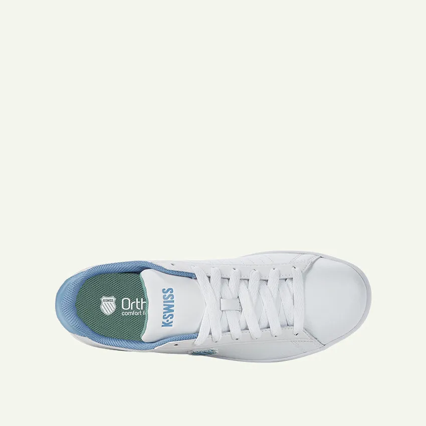 Court Shield Men's Shoes - White/Ashleigh Blue/Beryl Green