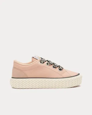 Curbies Cotton Canvas Pink Low Top Sneakers