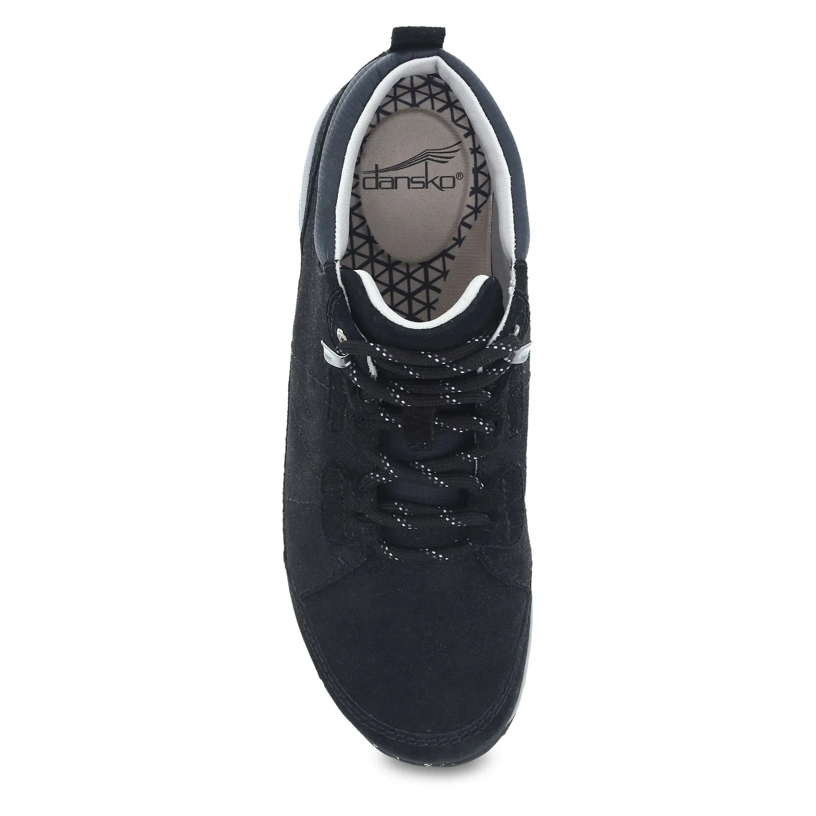 Dansko Pearla Waterproof Bootie Burnished Nubuck Black