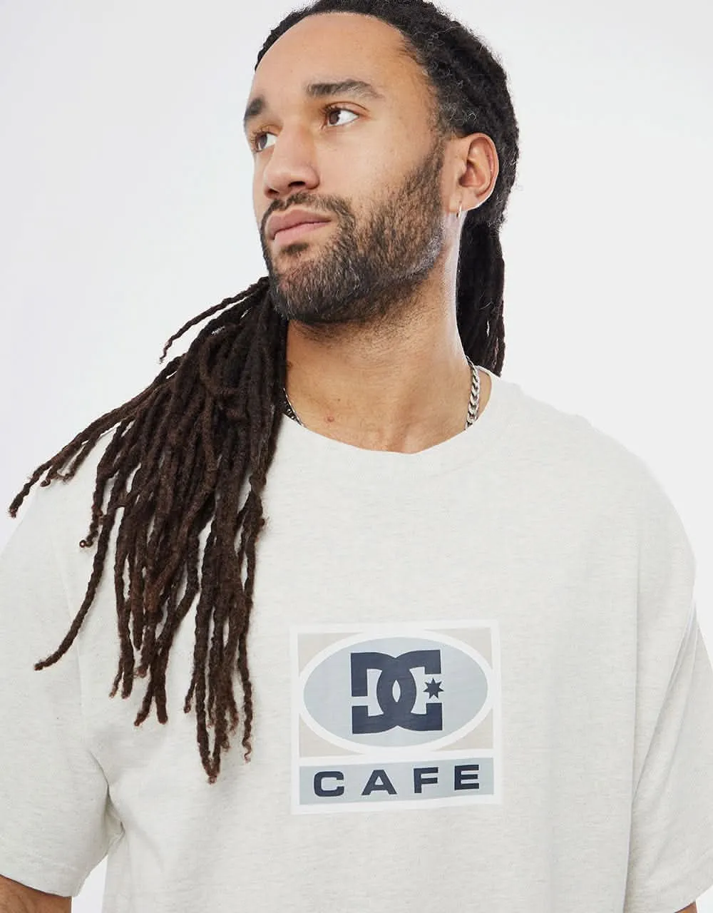 DC x Skateboard Café DCSHOECAFE T-Shirt - Ash Heather