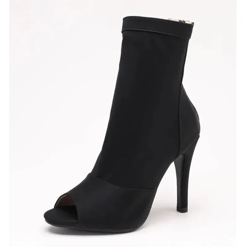 Elegant  Lady Sexy stilettos High Boots Heels Women Latin dance heels shoes Female For Latin Women's Sandals Ballroom
