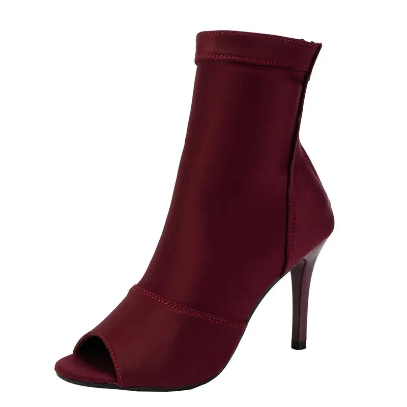 Elegant  Lady Sexy stilettos High Boots Heels Women Latin dance heels shoes Female For Latin Women's Sandals Ballroom