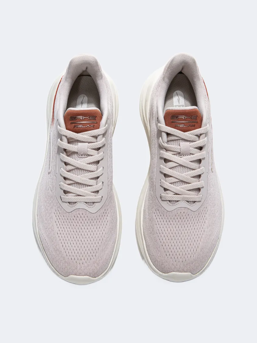 Erke Women Training Shoes Light Grey/Red