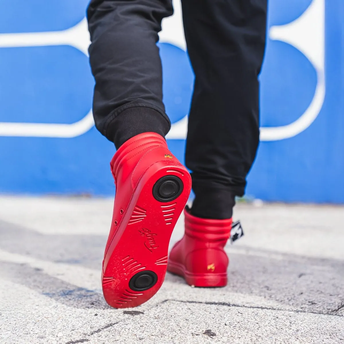 Fuego Dance Shoes Red | High-top (Collective)