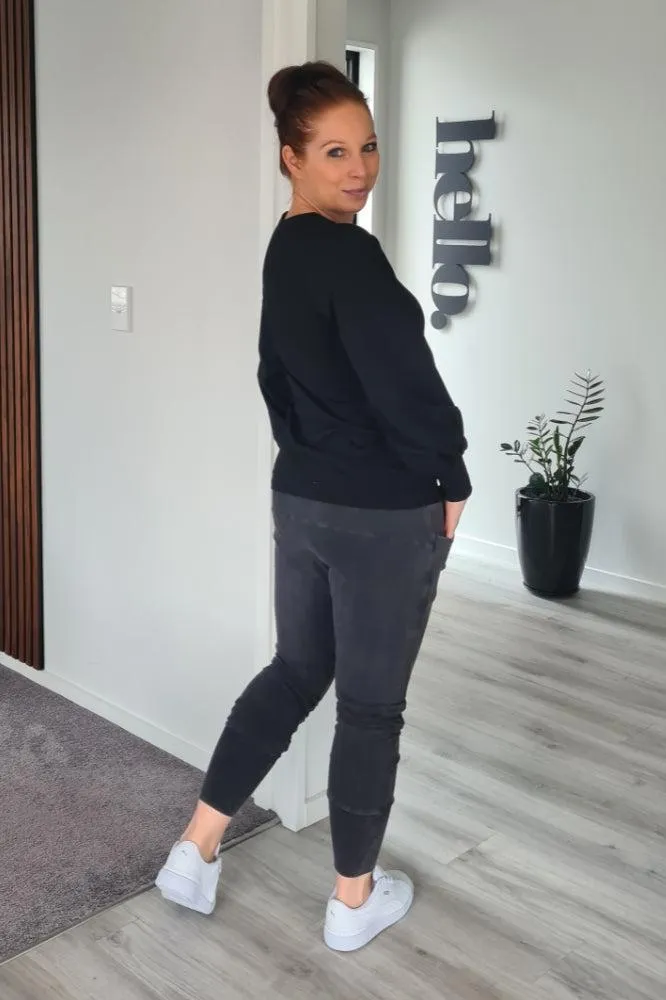 Homelee Apartment Pants Stonewash