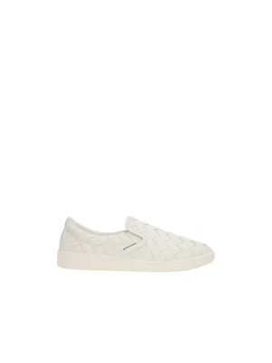 Intrecciato Leather Slip-On Sneakers