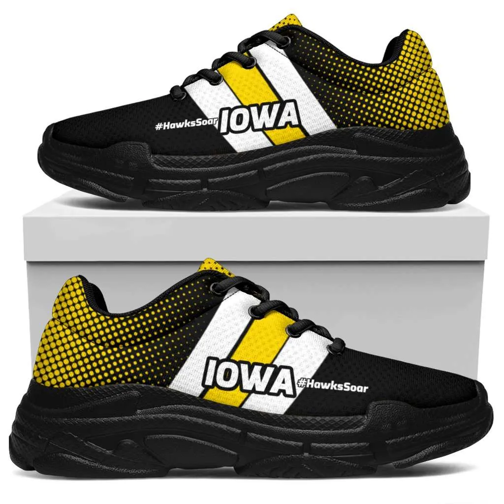 Iowa #HawksSoar Chunky Sneakers