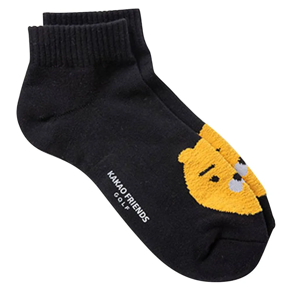 Kakao Friends Golf Smile Row Cut Golf Socks 2021 Women